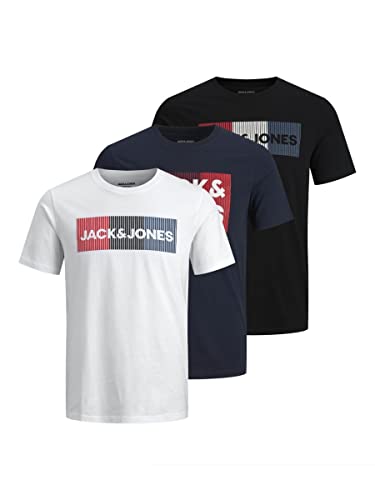 JACK & JONES Male T-Shirt 3er-Pack...